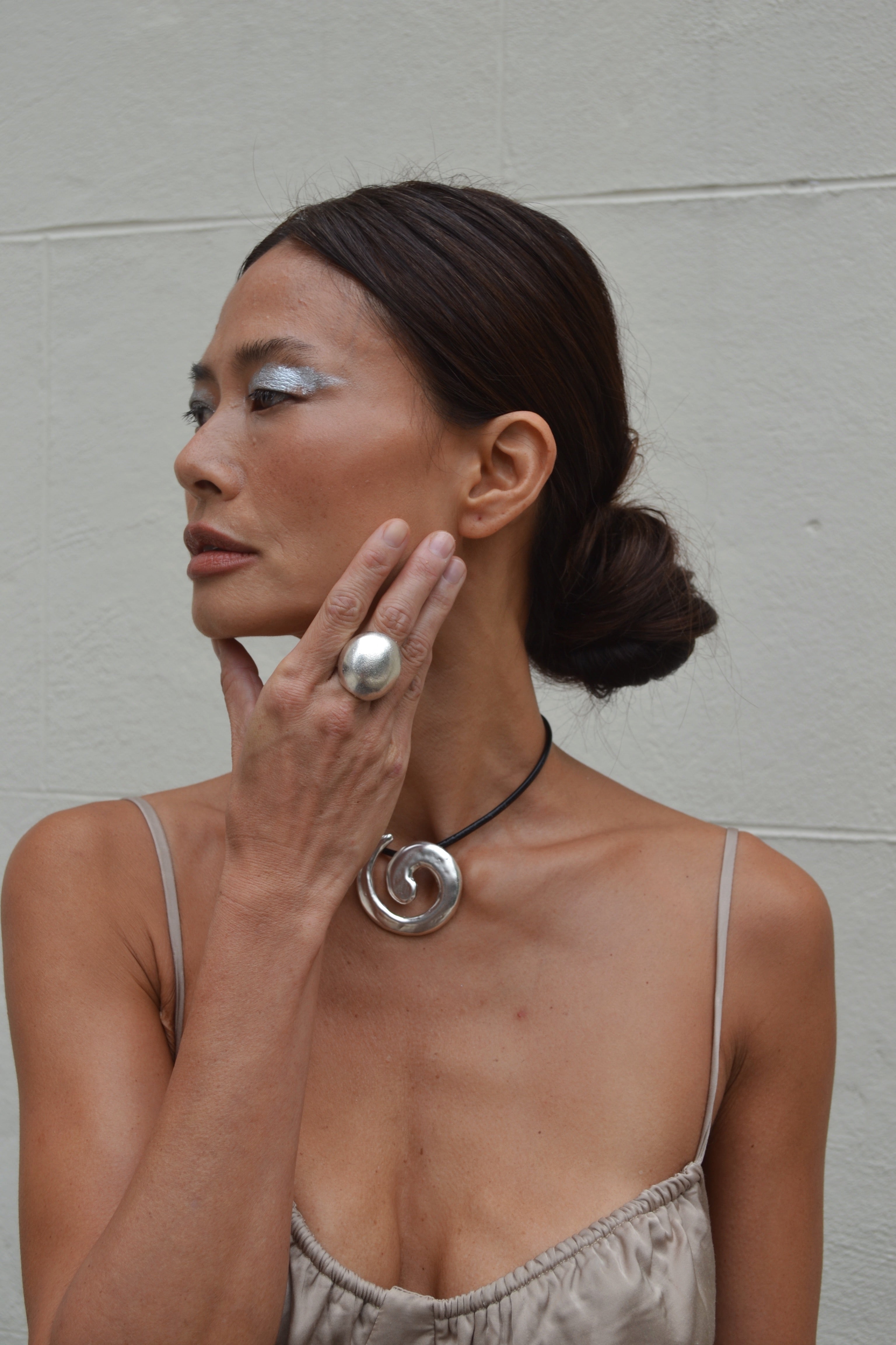 Choker Espiral de Prata