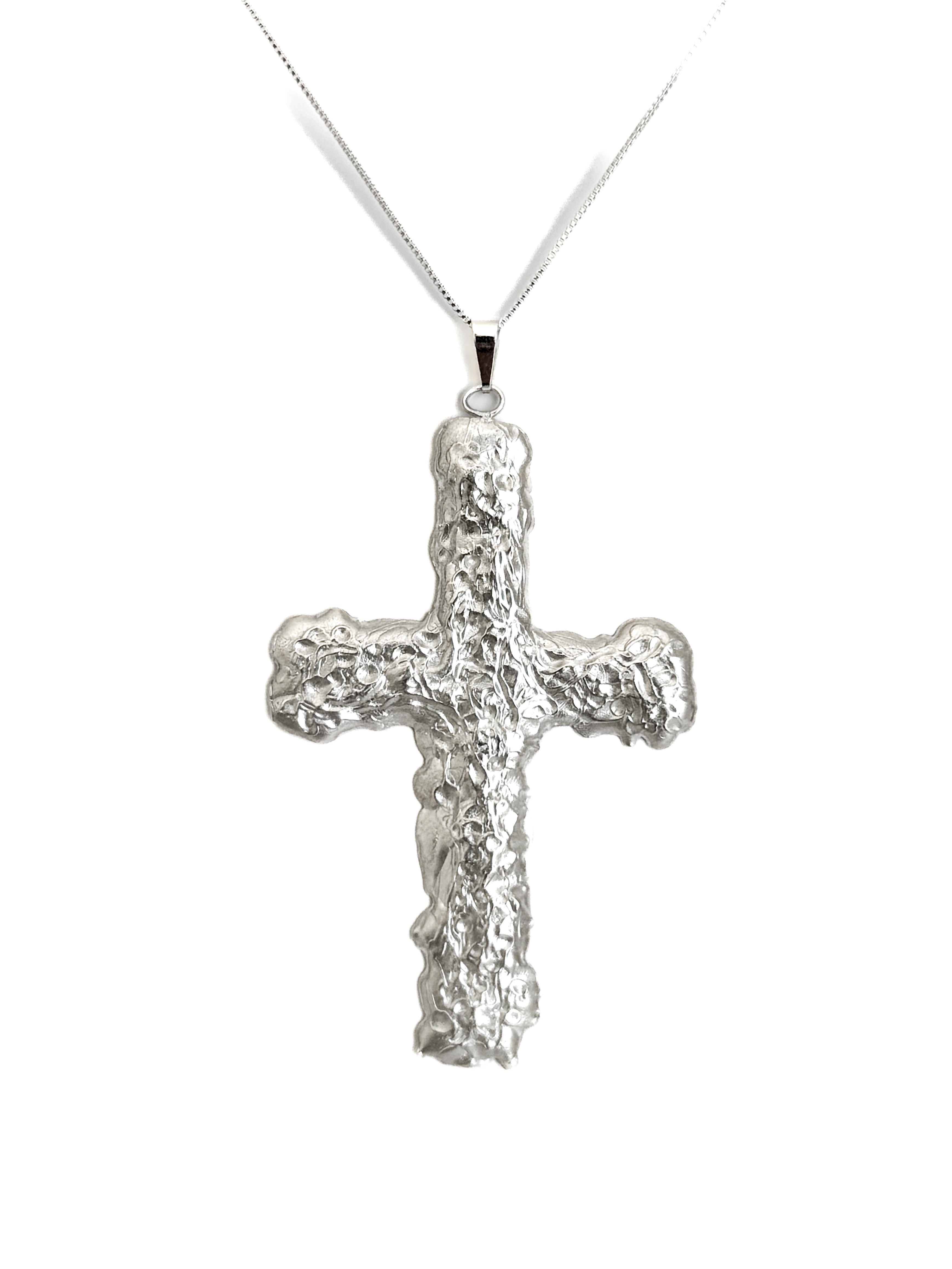 Pingente Crucifixo Derretido